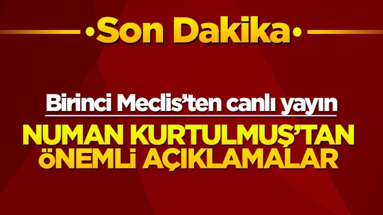 Numan Kurtulmuş'tan önemli açıklamalar