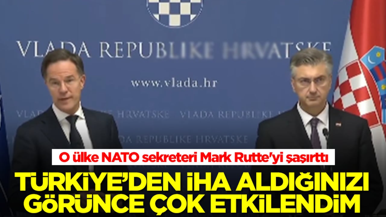 O ülke NATO sekreteri Mark Rutte'yi şaşırttı: Türkiye'den İHA aldığınızı gördüğümde çok etkilendim