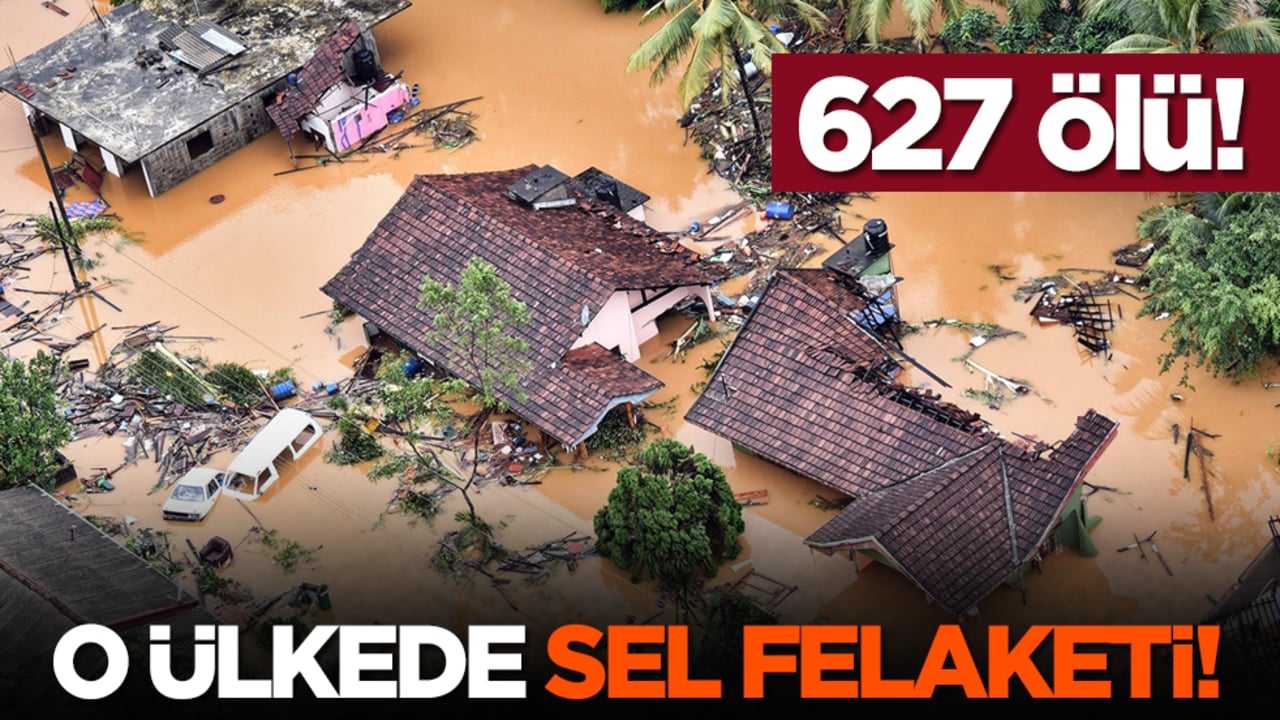 O ülkede sel felaketi! 627 ölü