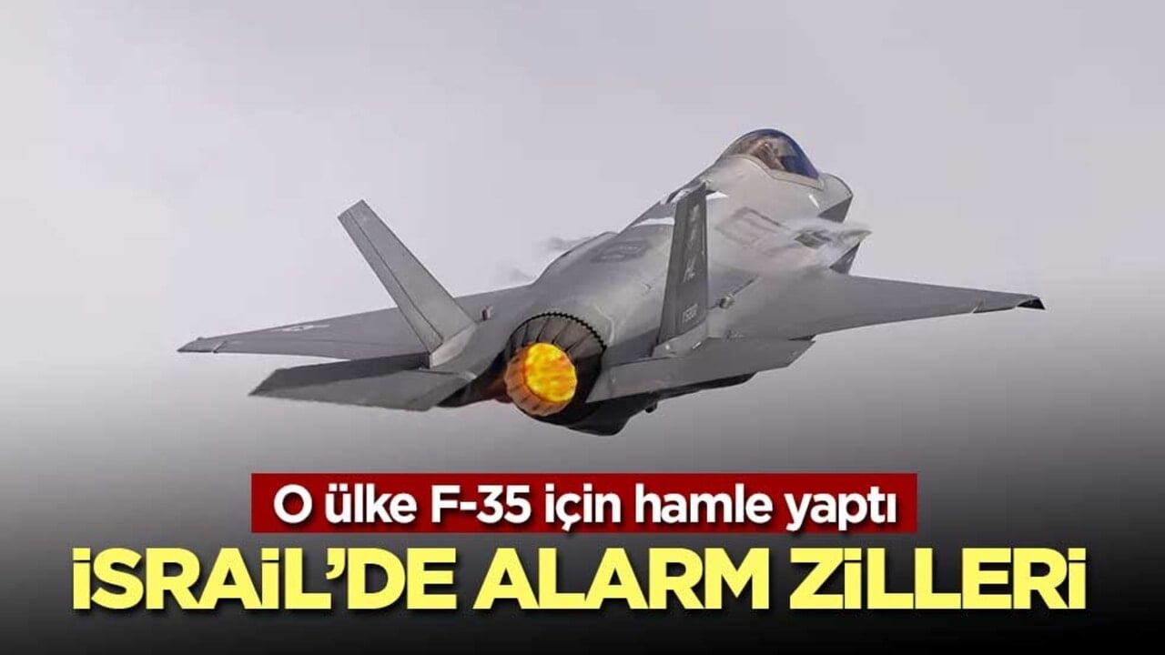 O ülkenin F-35 hamlesi İsrail'de alarm zilleri çaldırdı 