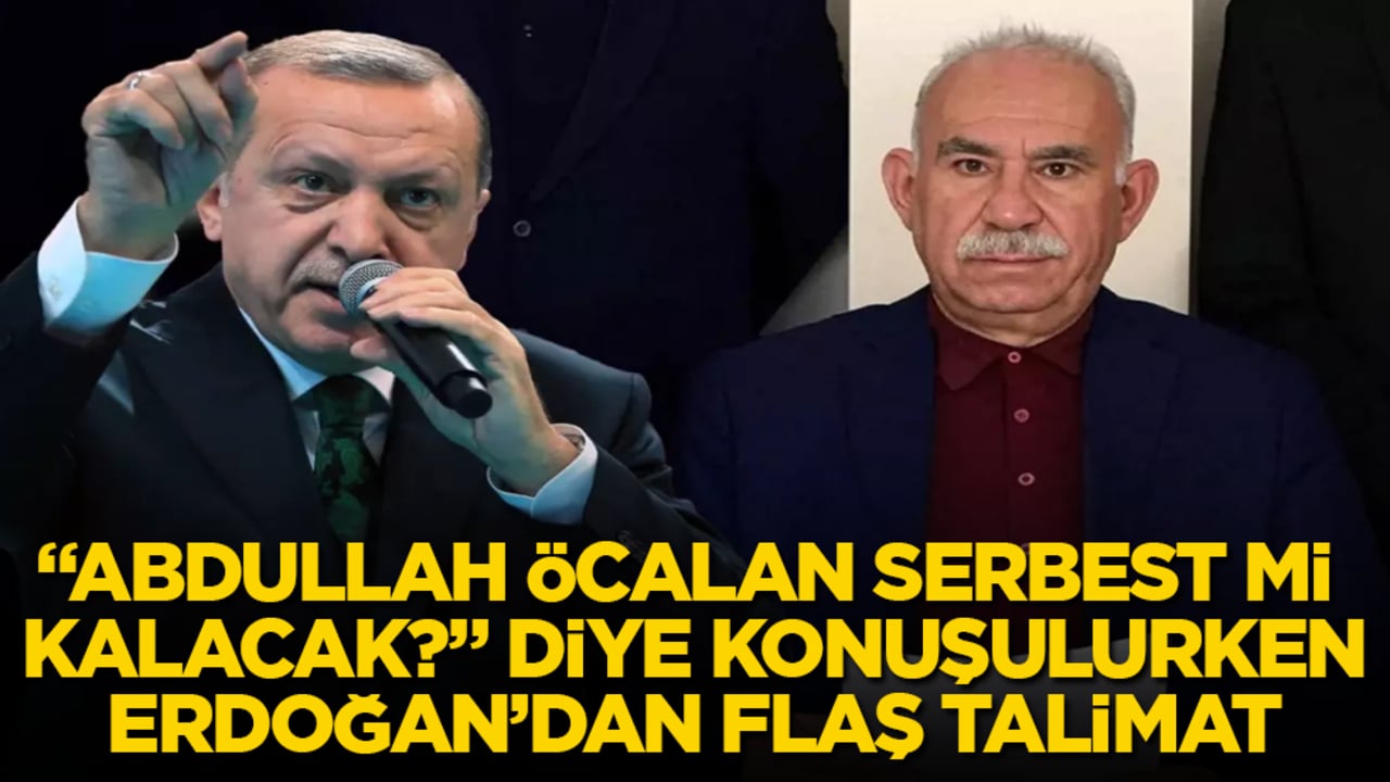 "Öcalan serbest mi kalacak?" diye konuşulurken, Erdoğan’dan kurmaylarına flaş talimat