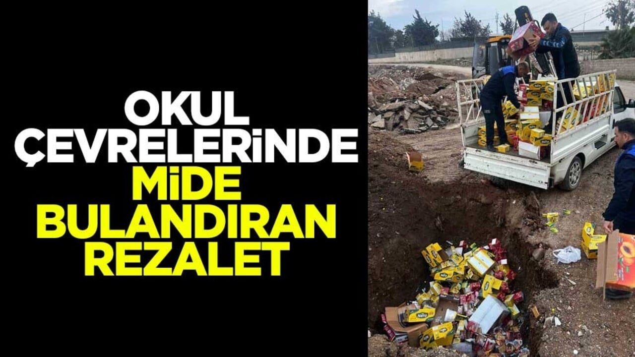 Okul çevrelerinde mide bulandıran rezalet