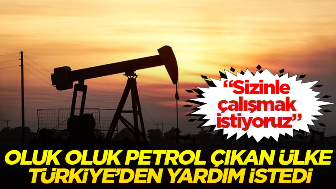 Oluk oluk petrol çıkan ülke Türkiye’den yardım istedi: Sizinle çalışmak istiyoruz