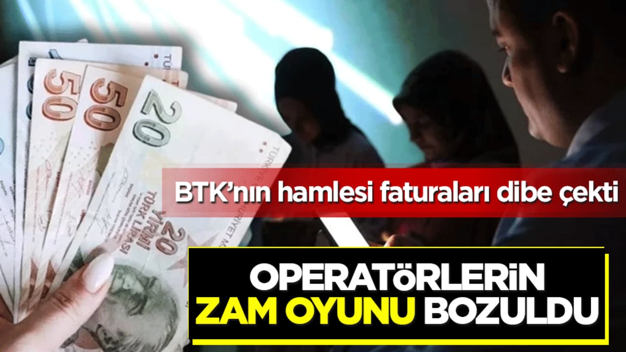 Operatörlerin zam oyunu bozuldu: BTK’nın hamlesi faturaları dibe çekti