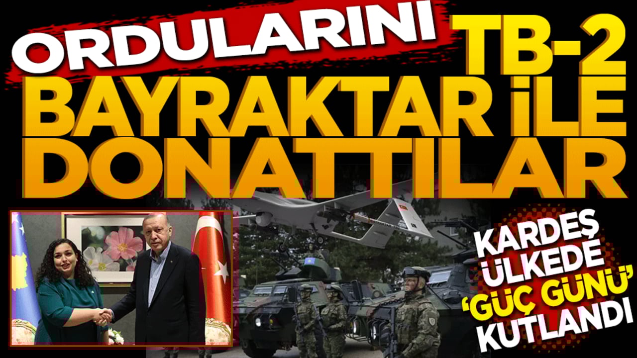 Ordularını Bayraktar TB2'lerle donattılar! Kardeş ülkede ‘Güç Günü’ kutlandı