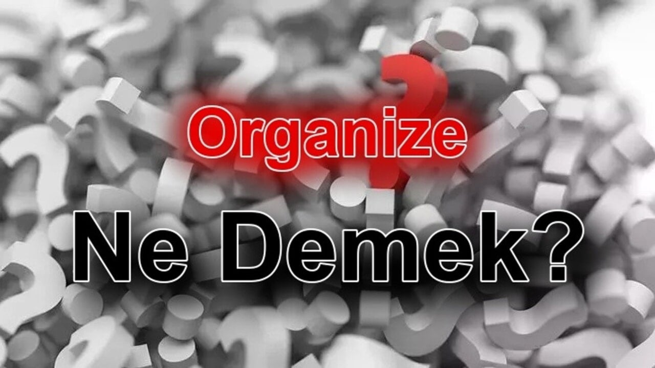 Organize Ne Demek? TDK Sözlük Anlamı ve Kullanımı Nedir?