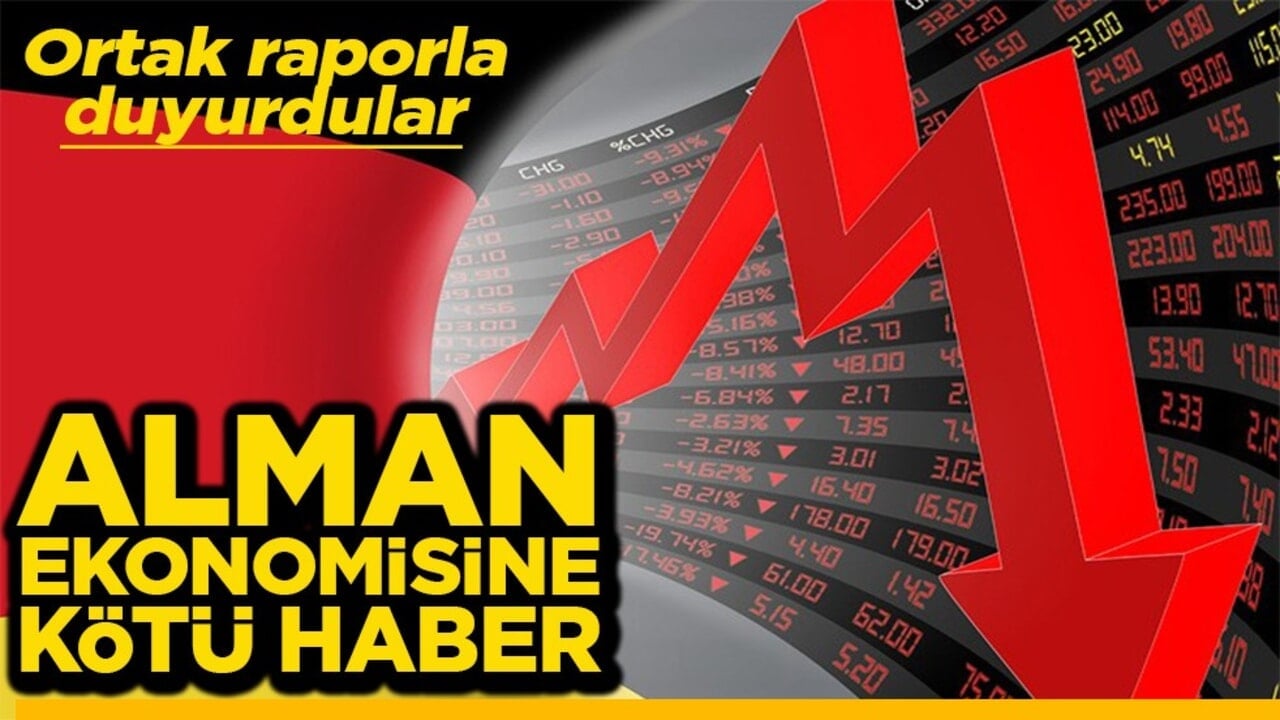 Ortak raporla duyurdular Alman ekonomisine kötü haber