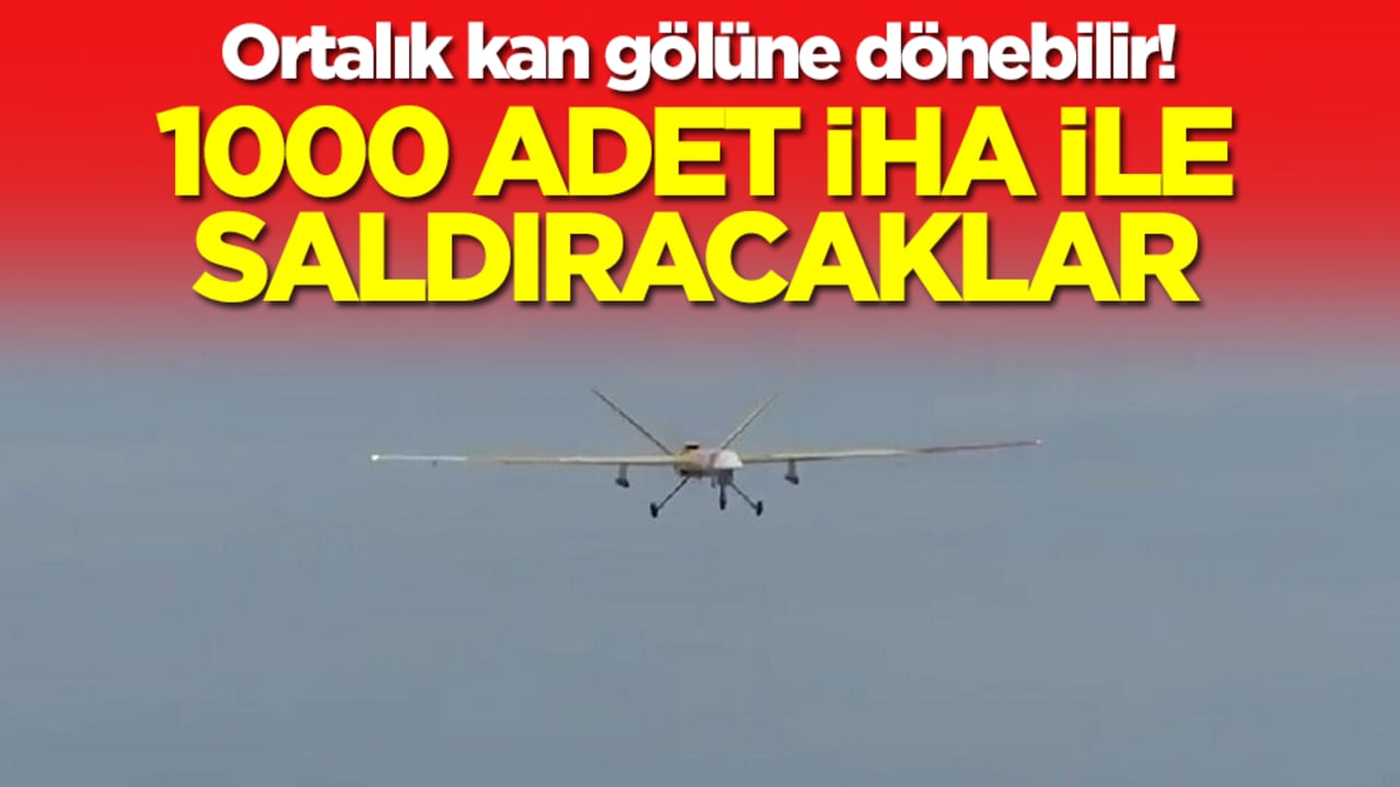 Ortalık kan gölüne dönecek: 1000 İHA ile saldıracaklar