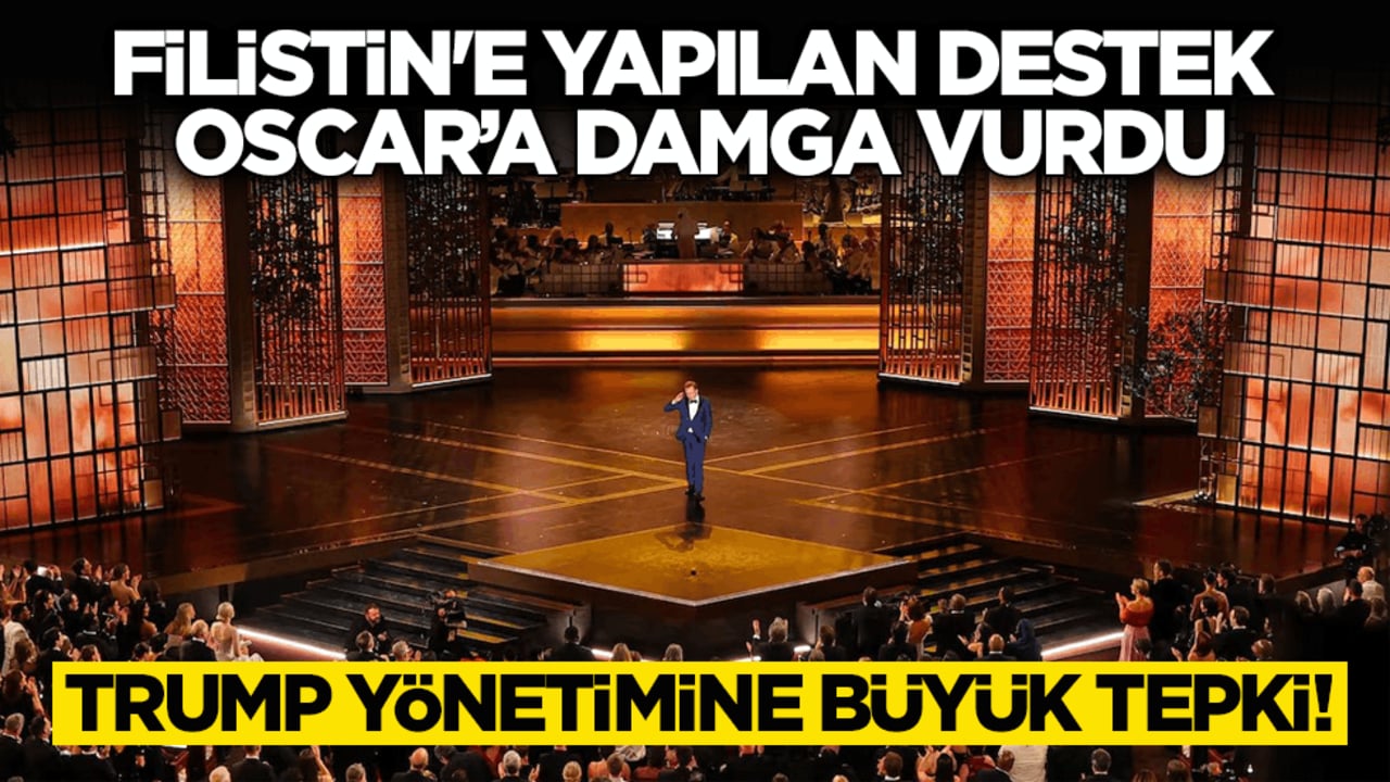 Oscar’a Filistin'e yapılan destek ve Trump yönetimine tepkiler damga vurdu