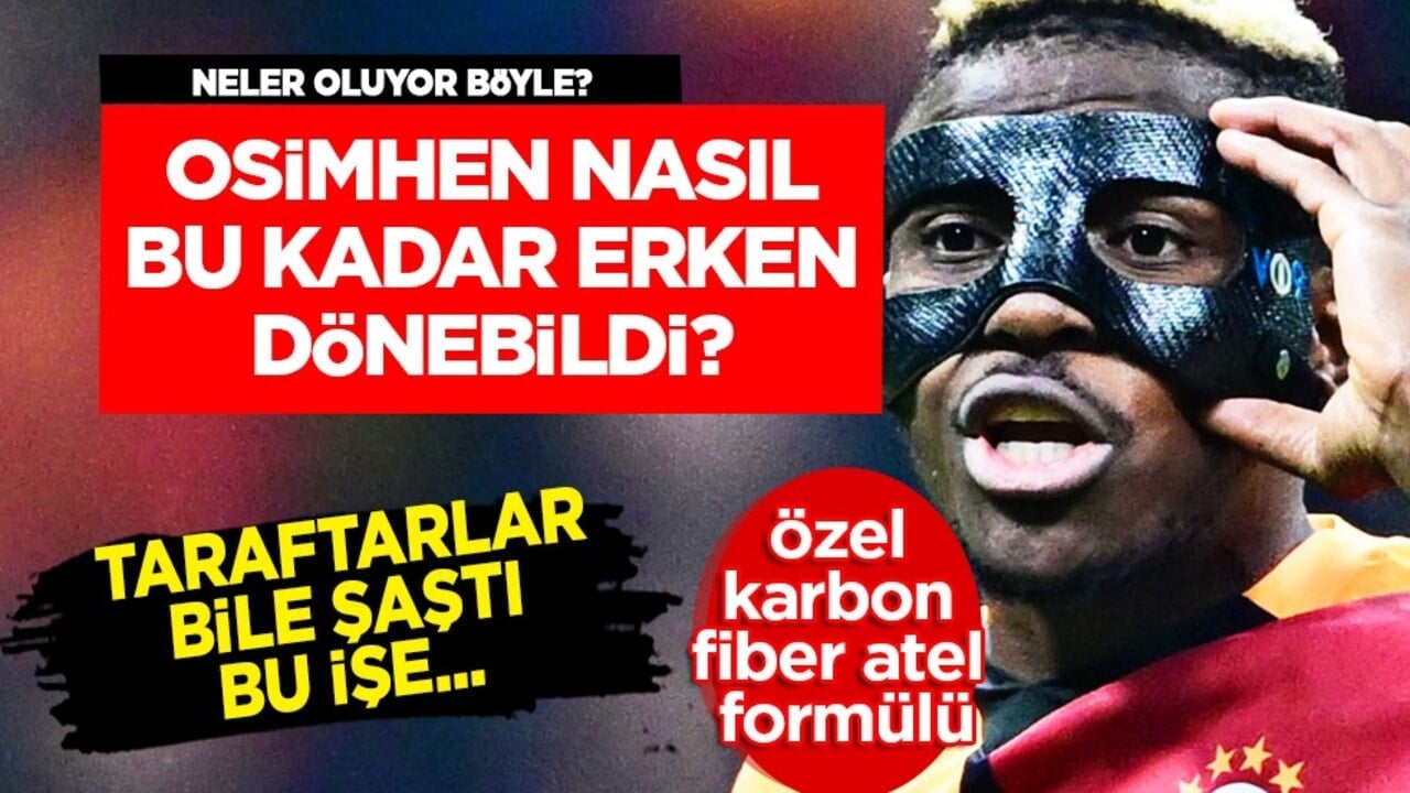 Osimhen'den şok geri dönüş mü geliyor! Yok artık be makina... Bu adam delirtecek!
