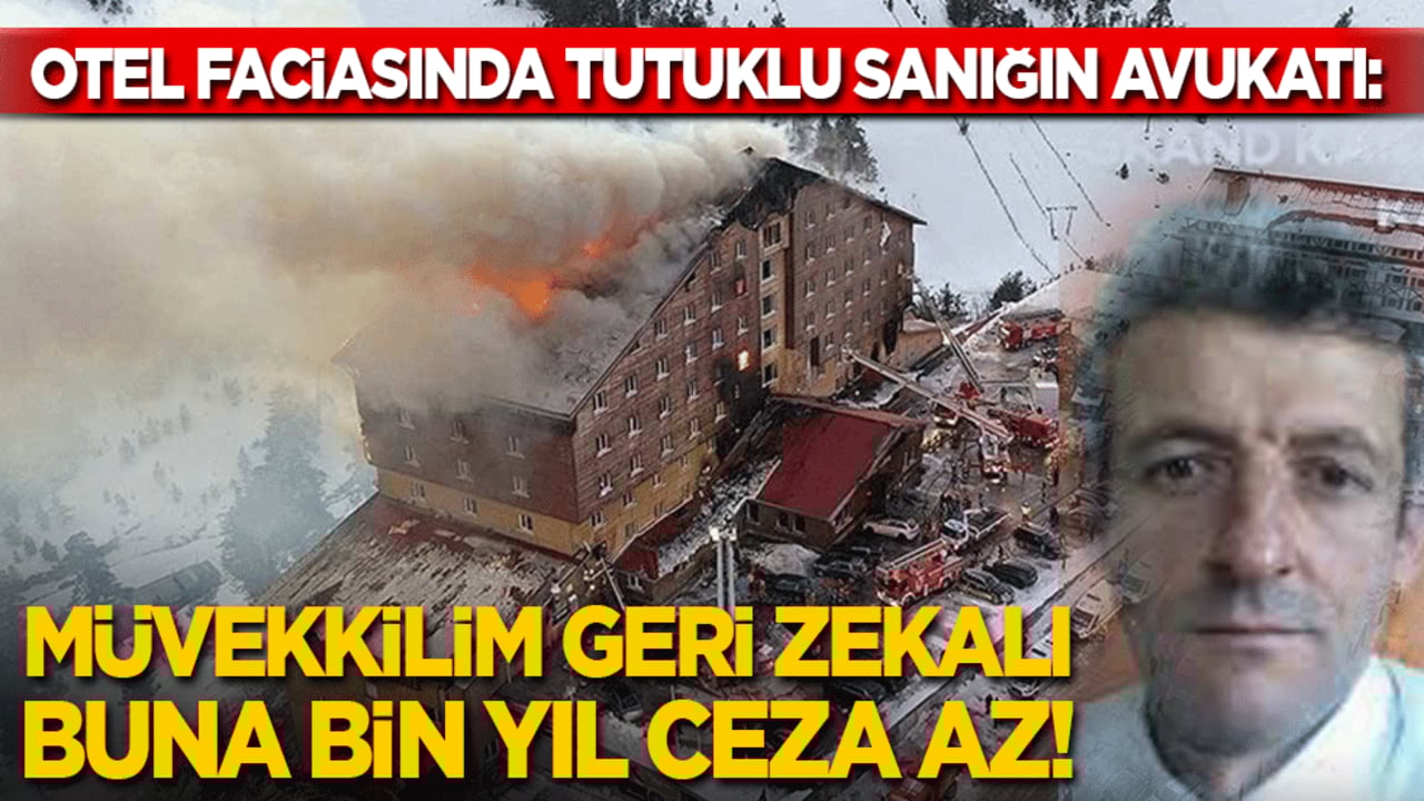 Otel faciasında tutuklu sanığın avukatı mahkemeye buz kestirdi: Benim müvekkilim geri zekalı! Buna bin yıl verilse az!