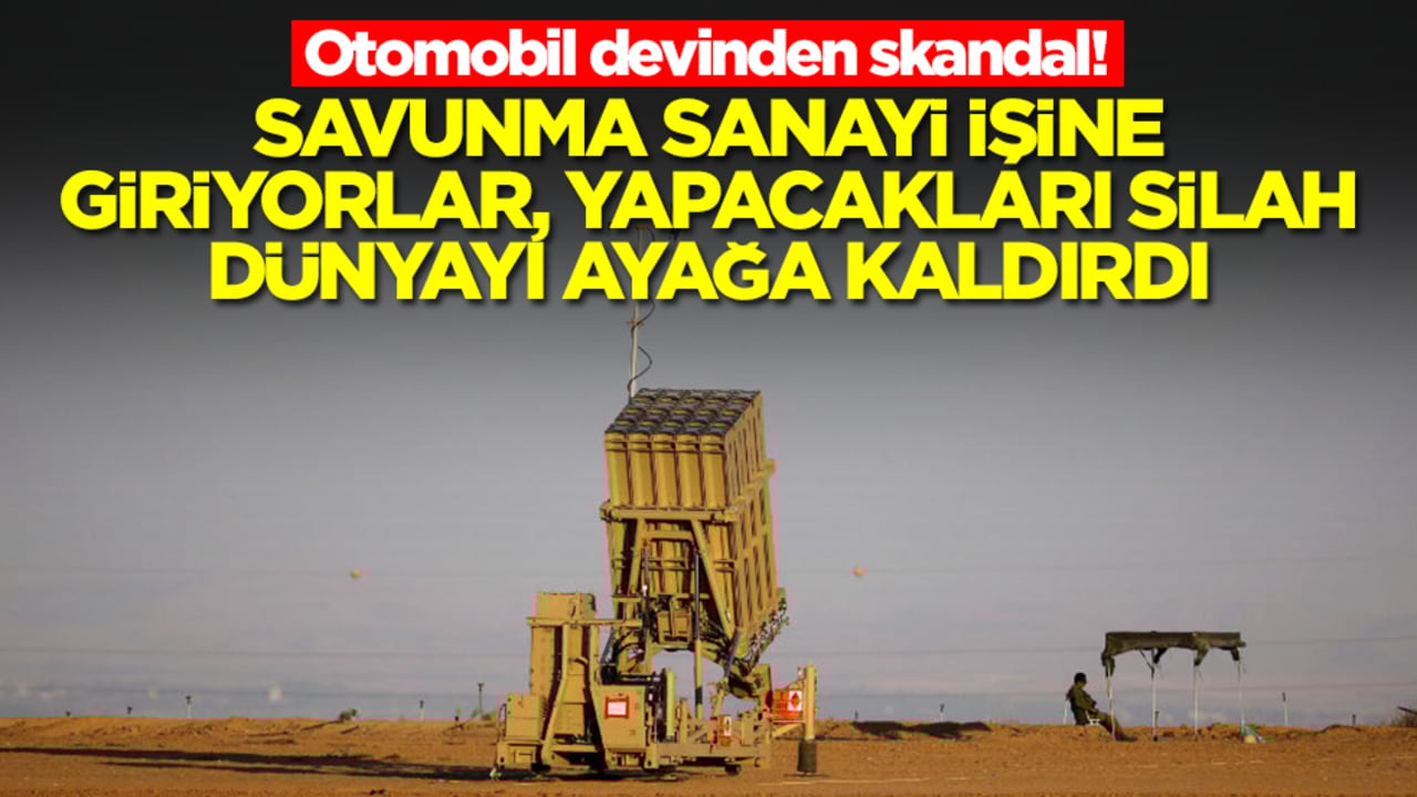 Otomobil devinden skandal! Savunma sanayi işine giriyorlar, yapacakları silah dünyayı ayağa kaldırdı