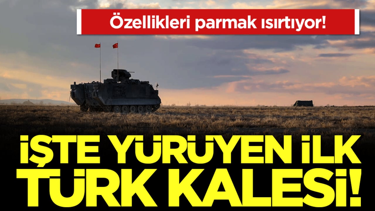 Özellikleri parmak ısırtıyor: İşte yürüyen ilk Türk kalesi!