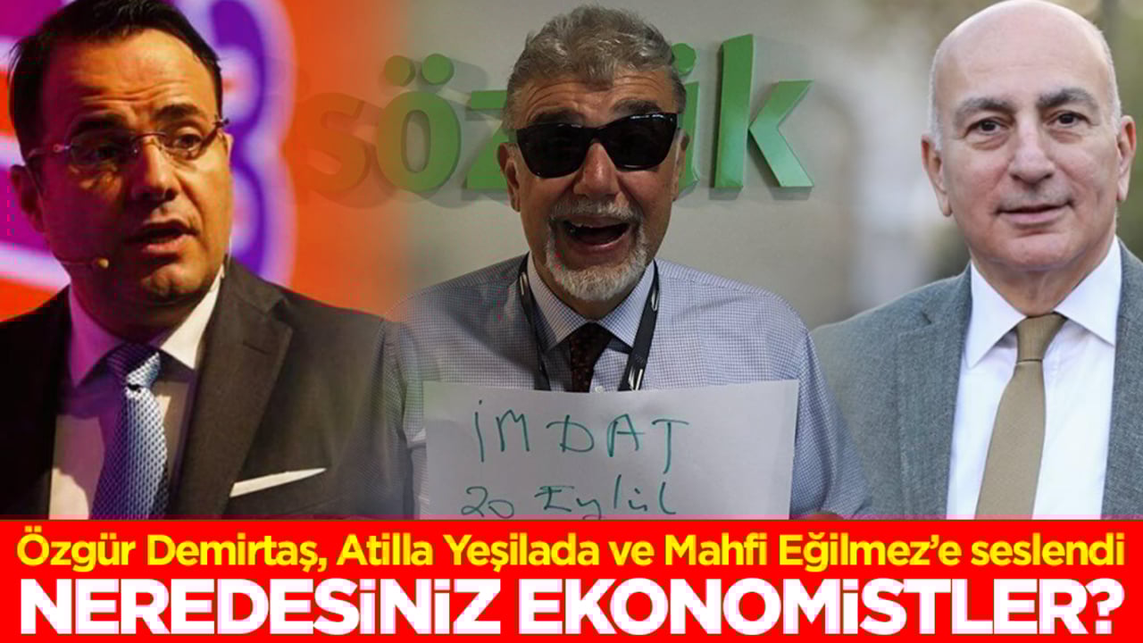 Özgür Demirtaş, Atilla Yeşilada ve Mahfi Eğilmez’e seslendi: Neredesiniz ekonomistler