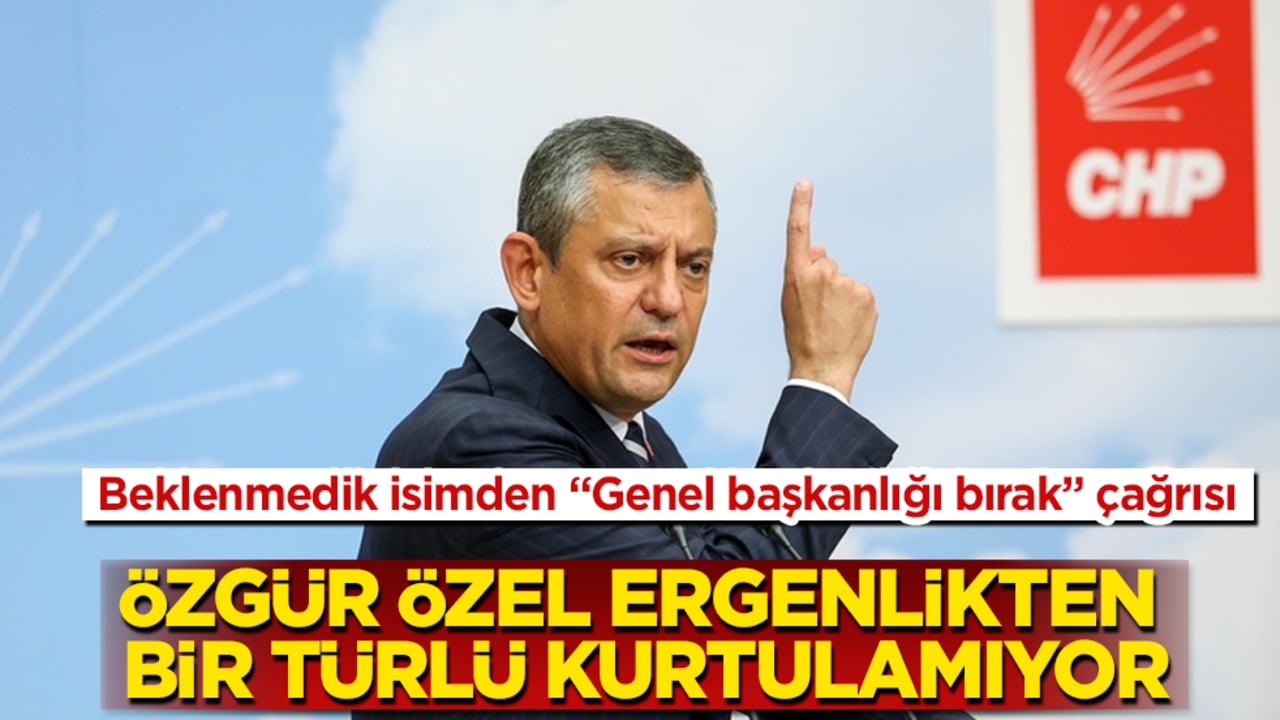 Özgür Özel, ergenlikten kurtulamıyor: Beklenmedik isimden "Genel başkanlığı bırak" çağrısı