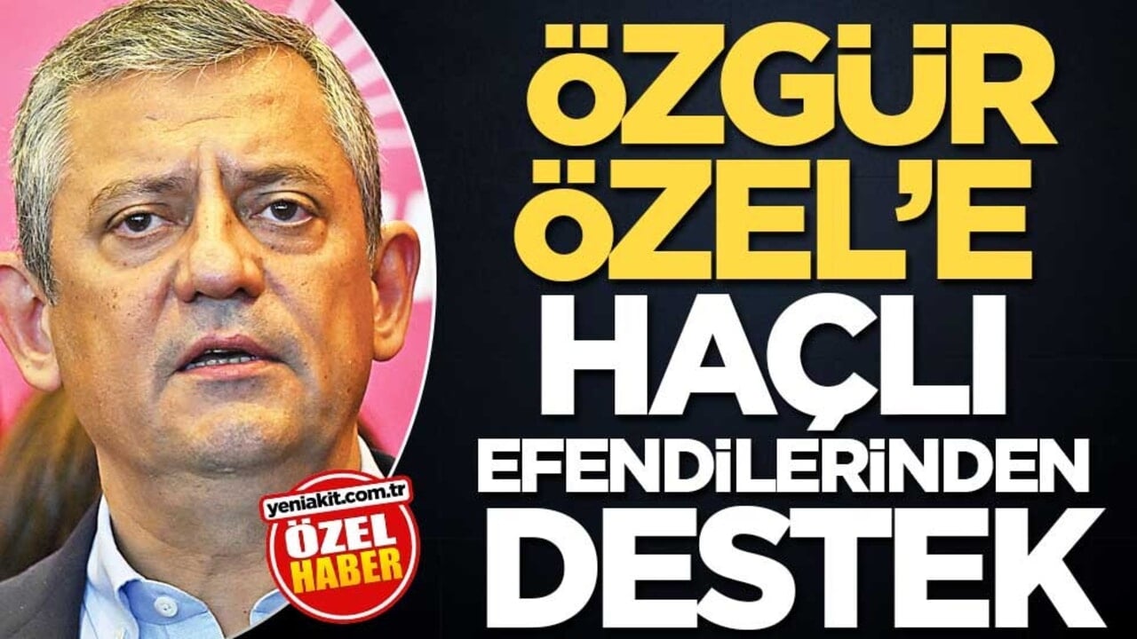 Özgür Özel’e Haçlı efendilerinden destek