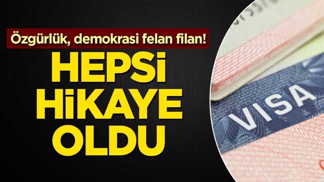 Özgürlük, demokrasi felan filan! Hepsi hikaye oldu
