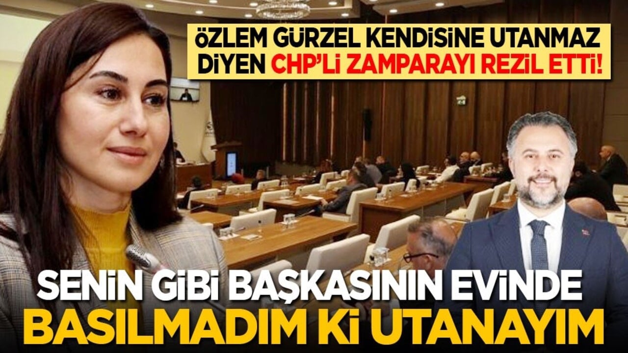 Özlem Gürzel kendisine 'utanmaz' diyen CHP’li zamparayı rezil etti: Senin gibi başkasının evinde basılmadım ki utanayım