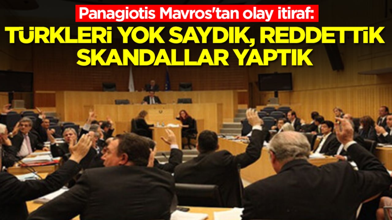Panagiotis Mavros'tan olay itiraf: Türkleri yok saydık, reddettik skandallar yaptık