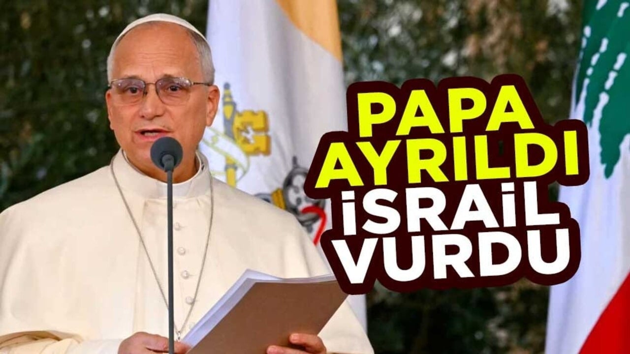 Papa ayrıldı, İsrail vurdu