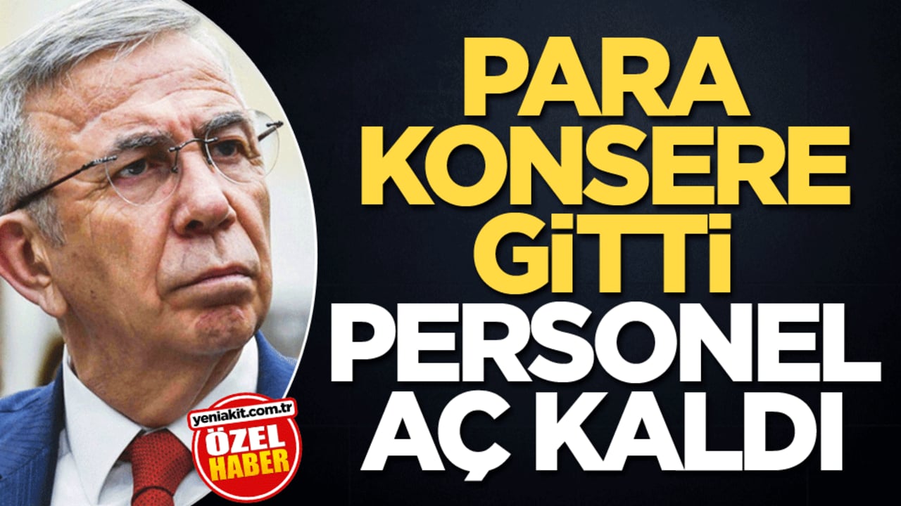 Para konsere gitti personel aç kaldı
