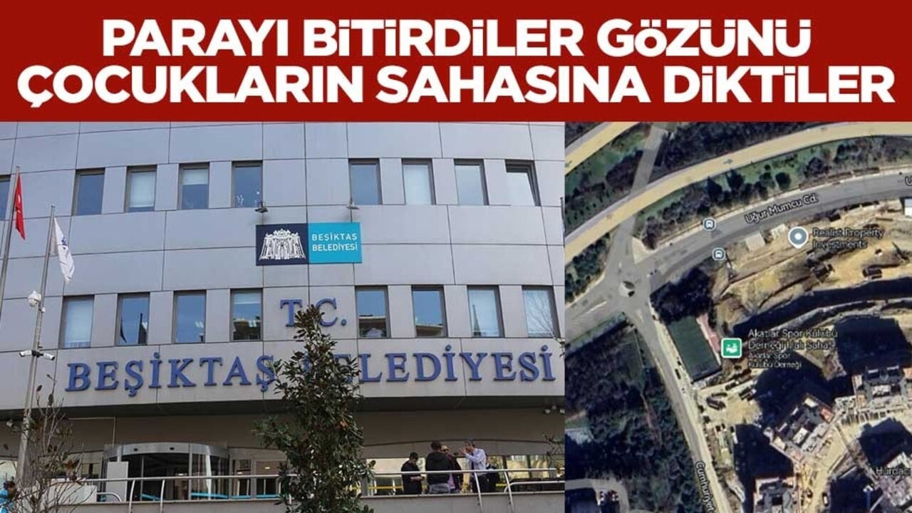 Parayı bitirdiler gözünü çocukların sahasına diktiler