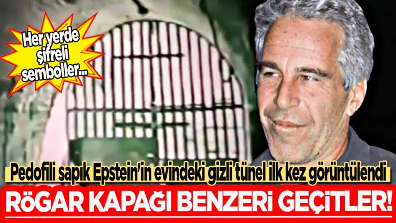 Pedofili sapık Epstein'in evindeki gizli tünel ilk kez görüntülendi! Rögar kapağı benzeri geçitler...