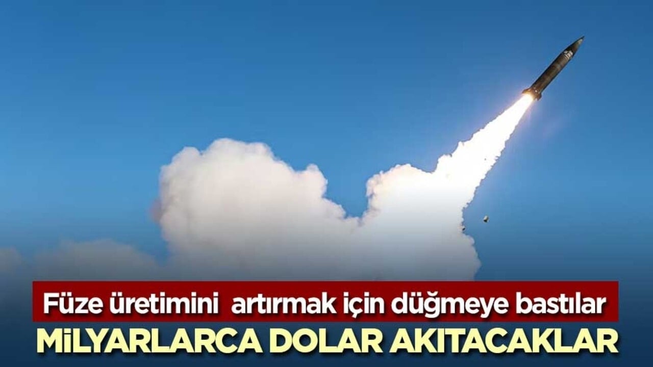 Pentagon füze üretiminde büyük bir artış duyurdu