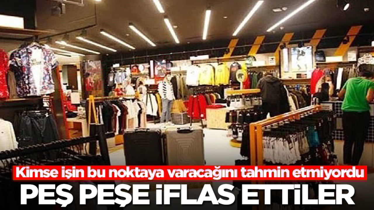 Peş peşe iflas ettiler! Kimse işin bu noktaya varacağını tahmin etmiyordu