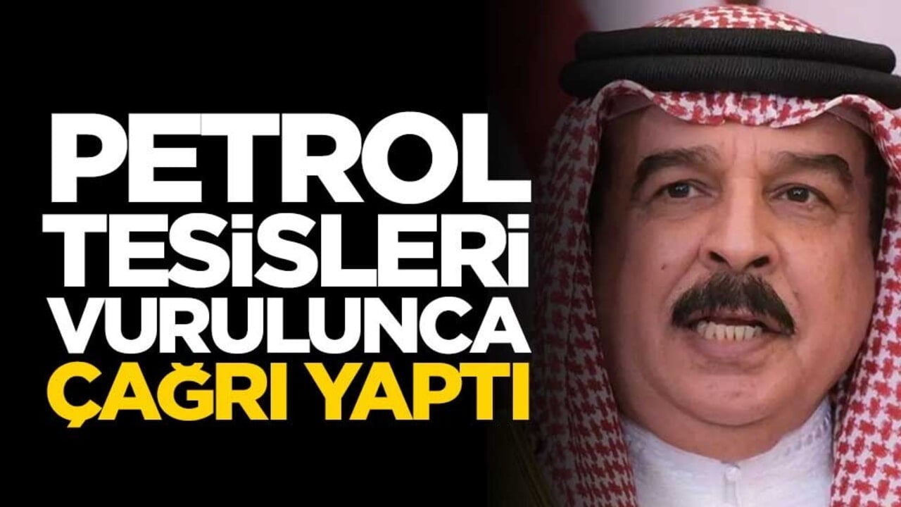Petrol tesisleri vurulunca... Bahreyn Kralı'ndan İran'a çağrı