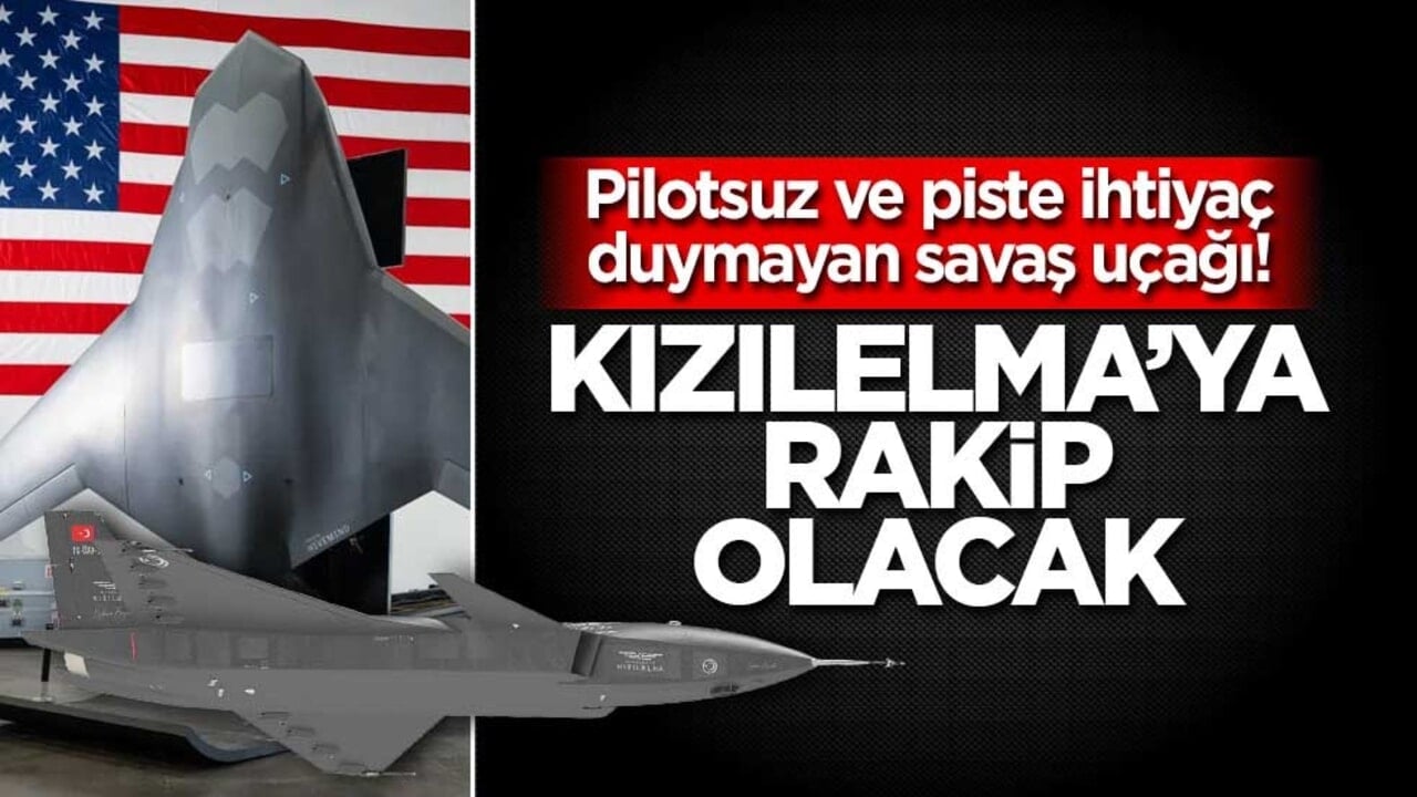 Pilotsuz ve piste ihtiyaç duymayan savaş uçağı! X-BAT'i tanıttılar
