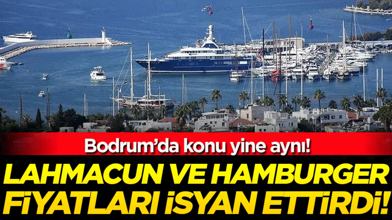 Plaja giriş parasıyla yaz tatili yapılır! Lahmacun 1600 lira, hamburger 2.241 Lira!
