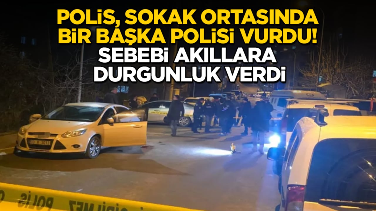 Polis, sokak ortasında bir başka polisi vurdu! Sebebi akıllara durgunluk verdi