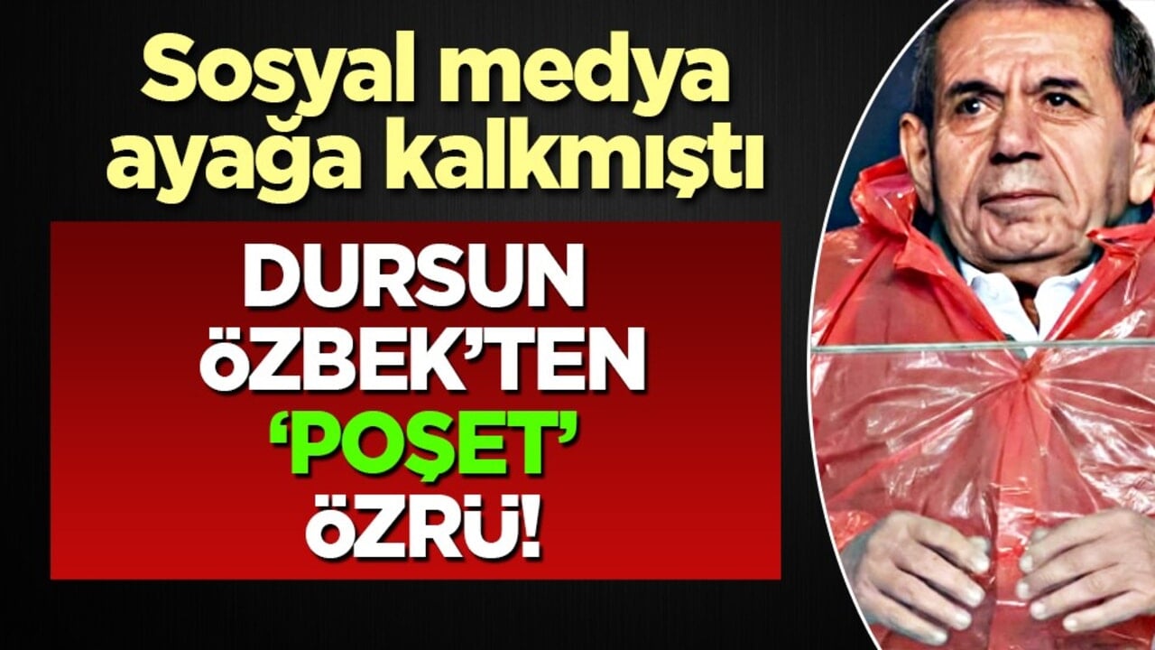Poşet yorumları sosyal medyayı karıştırmıştı: Dursun Özbek, Galatasaray taraftarından özür diledi