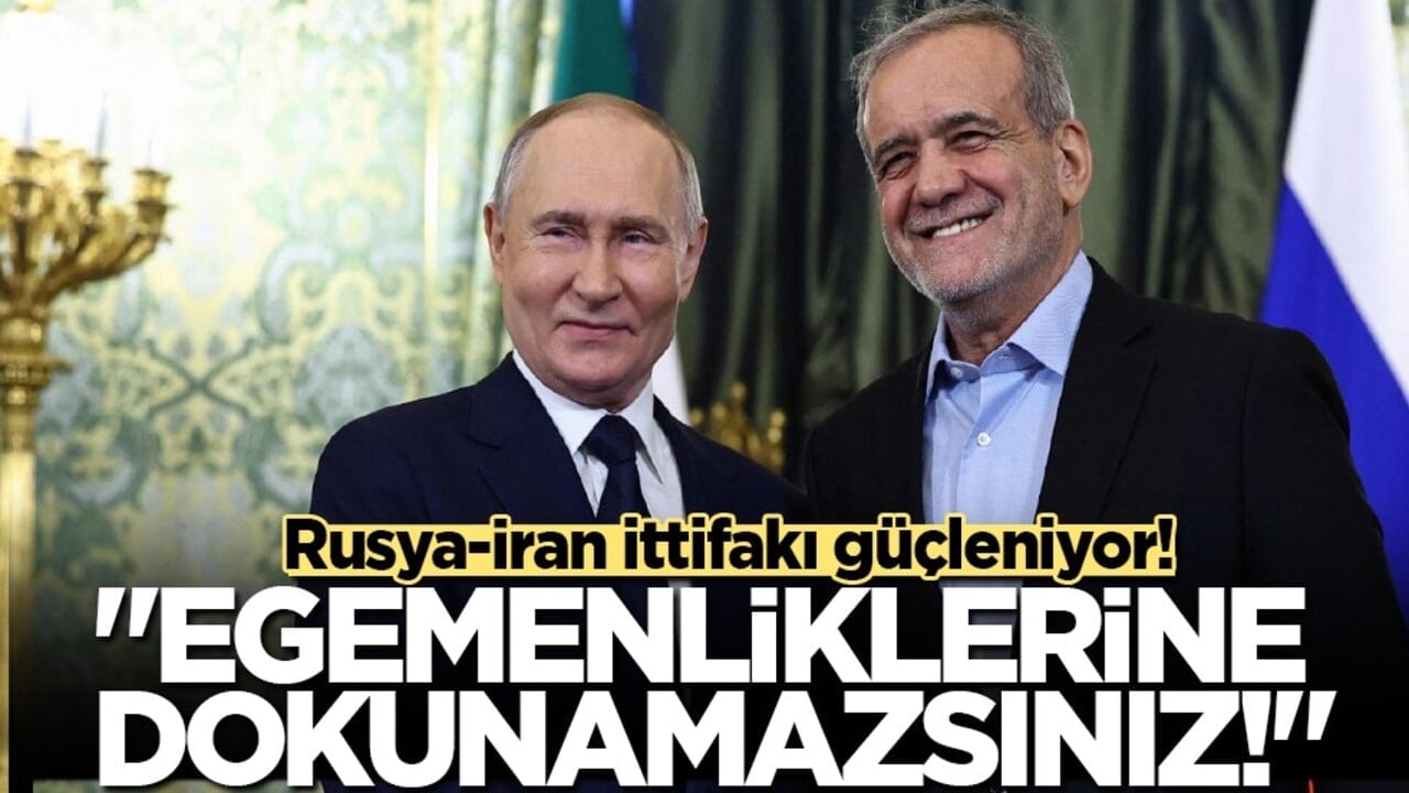 Putin'den İran'a destek mesajı: "Egemenliğinizi ve güvenliğinizi destekliyoruz!"