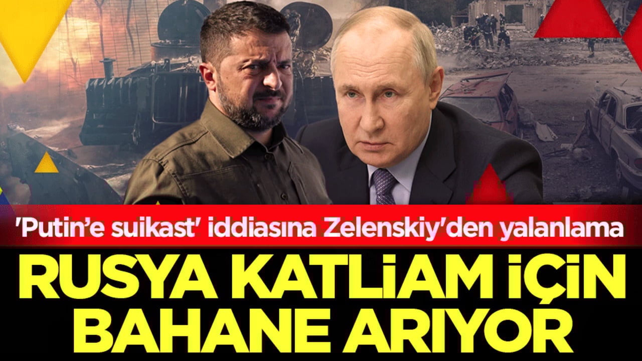 Putin’in konutuna saldırı iddiası ortalığı karıştırdı! Zelenskiy'den jet yalanlama: Rusya katliam için bahane arıyor