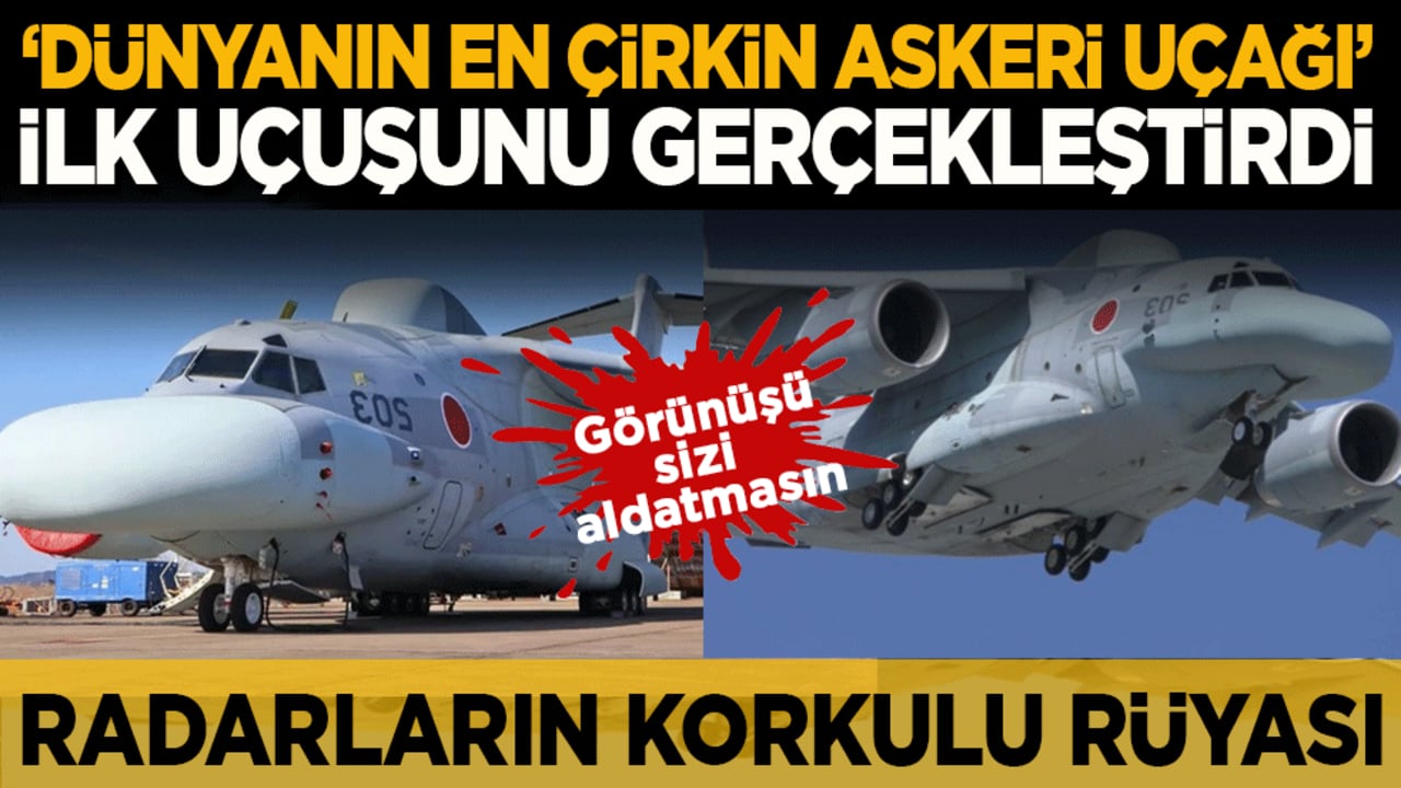 Radarların korkulu rüyası: 'Dünyanın en çirkin' askeri uçağı ilk uçuşunu gerçekleştirdi