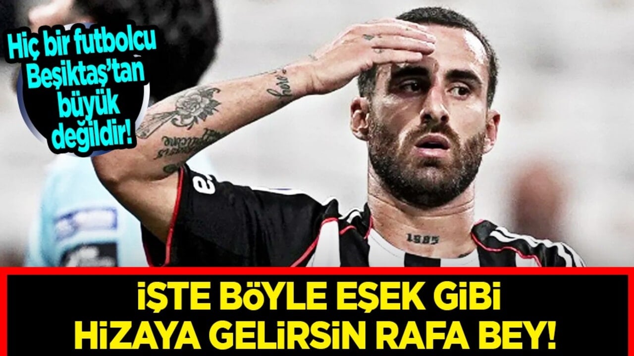 Rafa Silva sessizliğini bozdu ve geri adım attı! İşte böyle hizaya gelirsin eşek gibi...