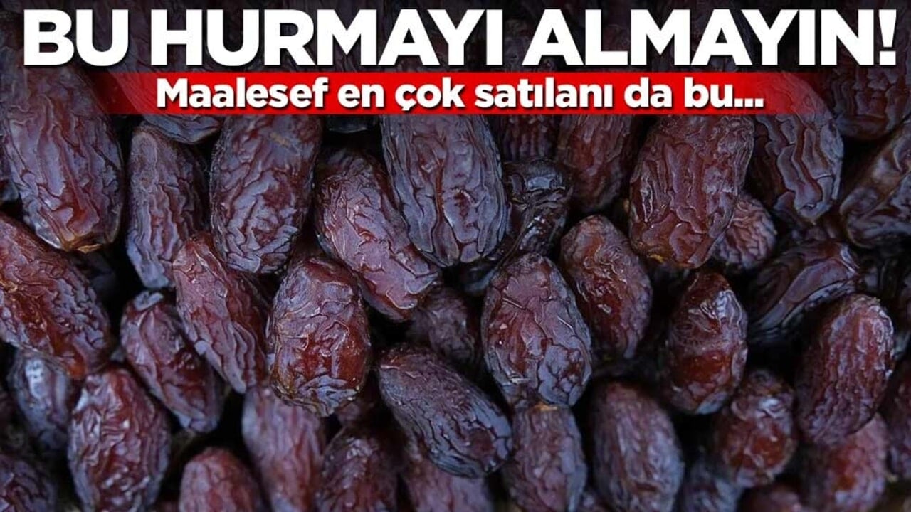 Ramazan öncesi dikkat: Hurma alıyorum diye İsrail'i fonlamayın!