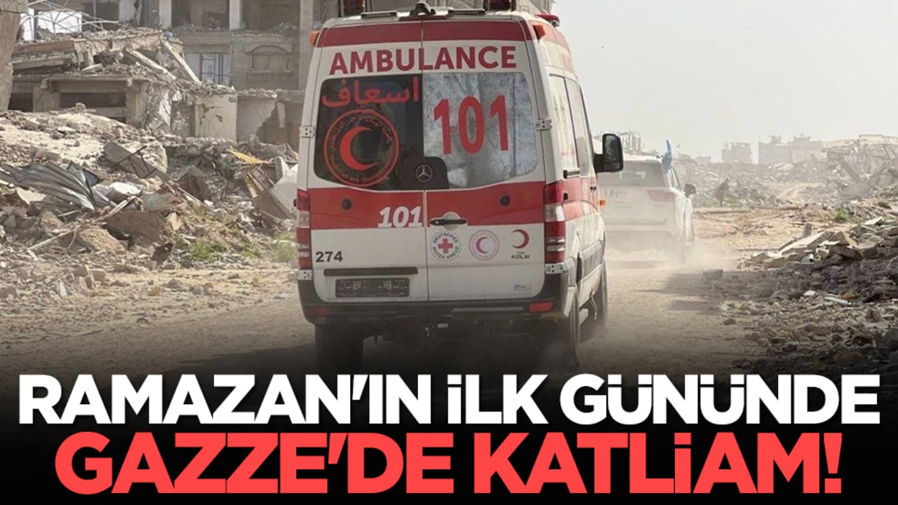 Ramazan'ın ilk gününde Gazze'de katliam! Şehidler var