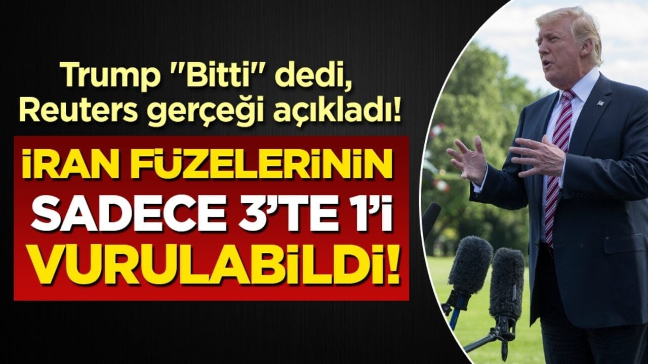 Reuters sızdırdı, dünya şokta: ABD, İran füzelerinin sadece üçte birini vurabildi!
