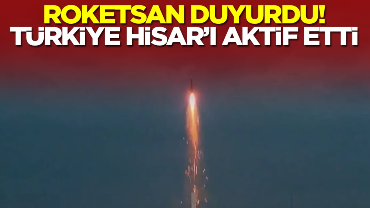 Roketsan duyurdu! Türkiye HİSAR-D RF'yi aktif etti
