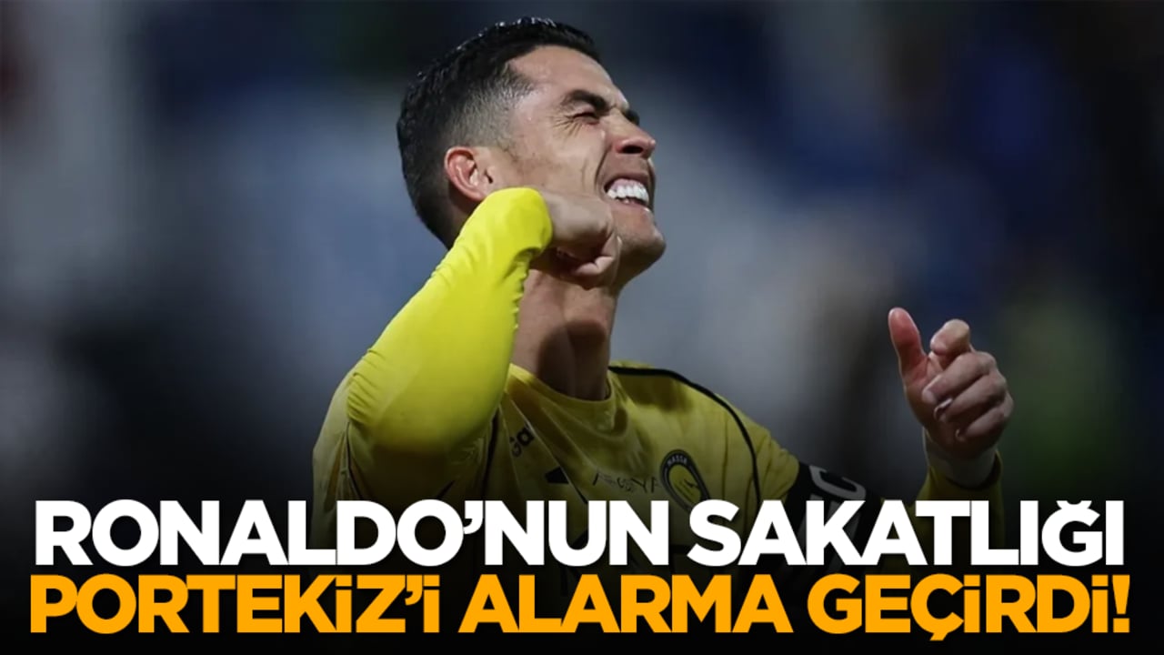 Ronaldo’nun sakatlığı Portekiz’i alarma geçirdi!