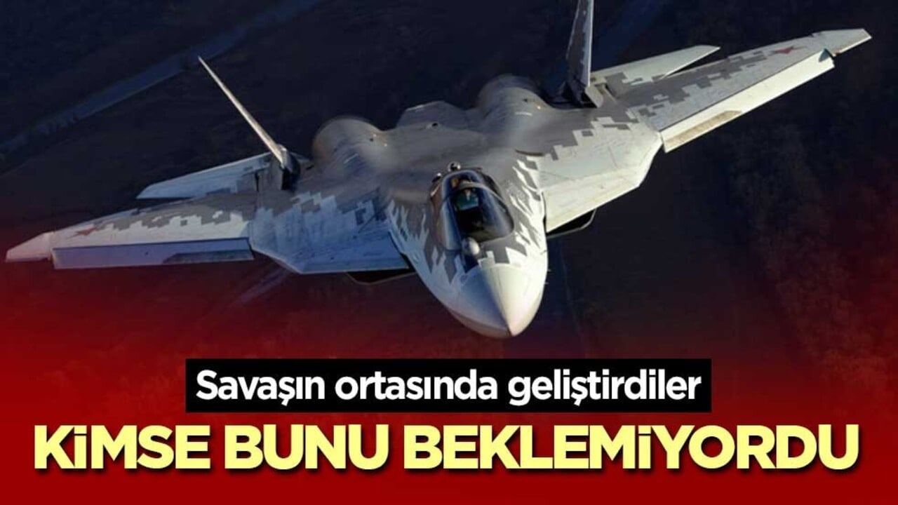 Rusya yeni oyuncağını tanıttı! F-35'i gölgede bırakacak