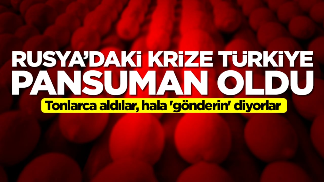 Rusya'daki krize Türkiye pansuman oldu! Tonlarca aldılar, hala 'gönderin' diyorlar
