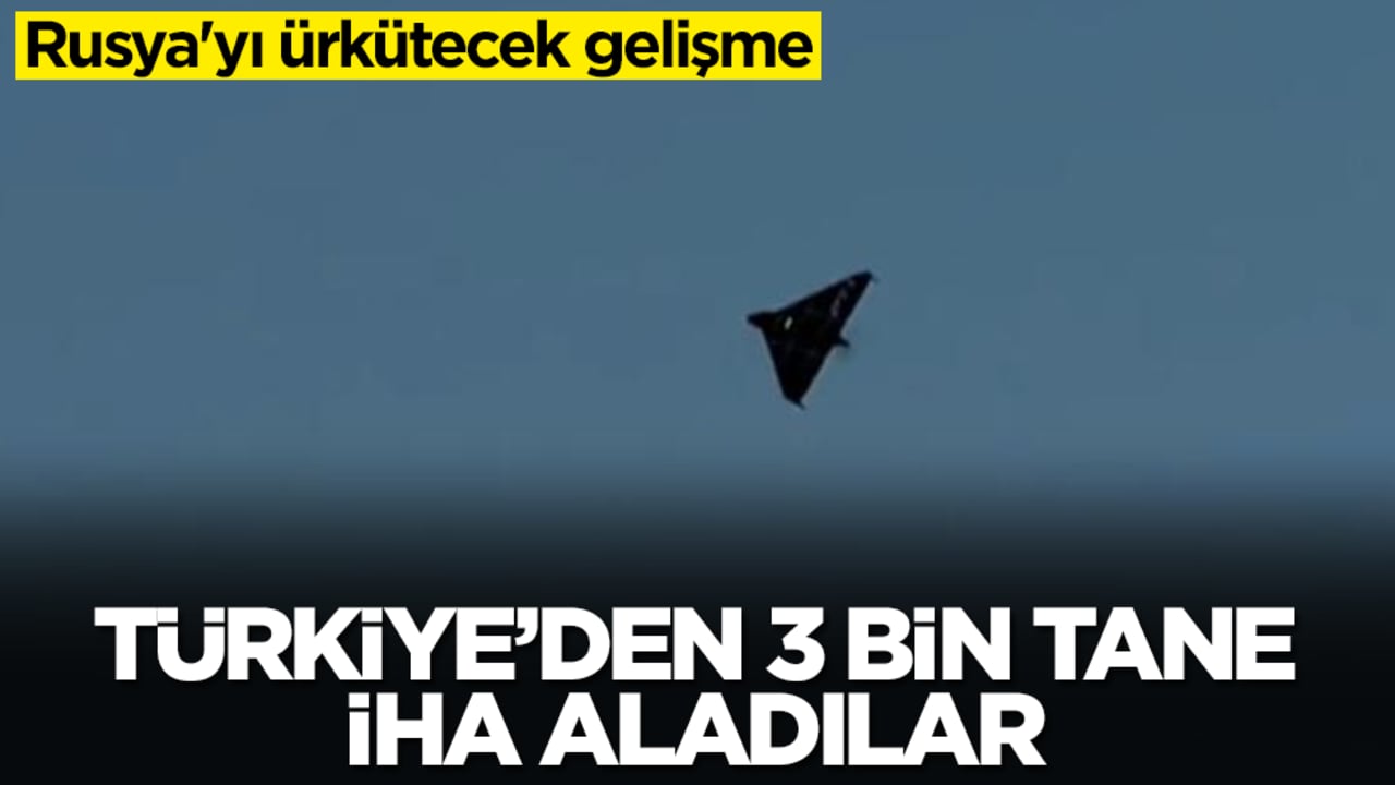 Rusya'yı ürkütecek gelişme: Türkiye'den 3 bin tane İHA aldılar