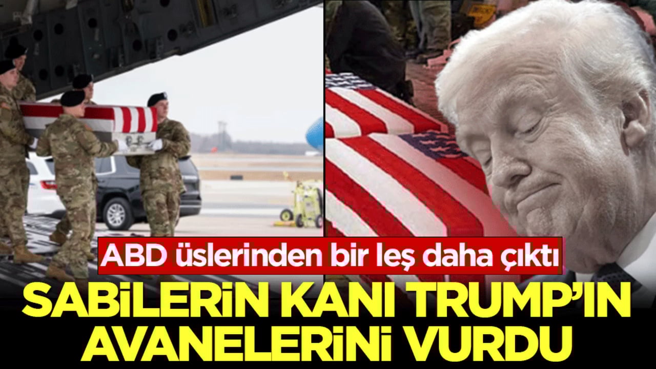 Sabilerin kanı Trump’ın avanelerini vurdu! ABD üslerinden bir leş daha çıktı