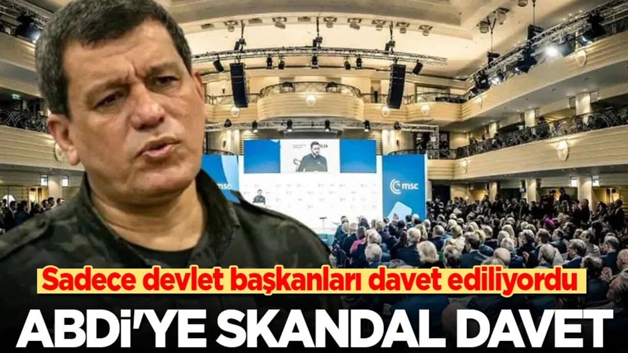 Sadece devlet başkanları davet ediliyordu: Abdi'ye skandal davet