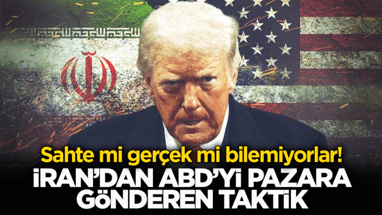 Sahte mi gerçek mi bilemiyorlar! İran’dan ABD’yi pazara gönderen taktik