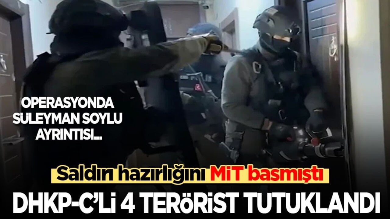 Saldırı hazırlığını MİT basmıştı: DHKP-C’li 4 terörist tutuklandı